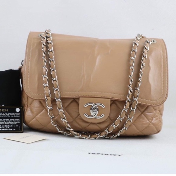 Chanel Quilted Leather Flap Bag